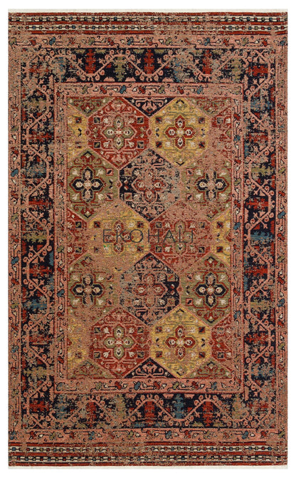 Anadolu Kilim AND 01 MULTY - Yıkanabilir Kaymaz Kilim | Anadolu Desen Kilim