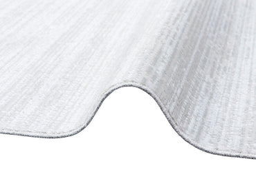 ST 09 GREY XW  - SATEEN - Hav Toz Vermez Yıkanabilir Kaymaz İnce Dokuma Modern Halı 