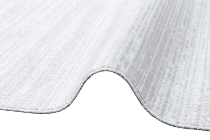 ST 09 GREY XW  - SATEEN - Hav Toz Vermez Yıkanabilir Kaymaz İnce Dokuma Modern Halı 