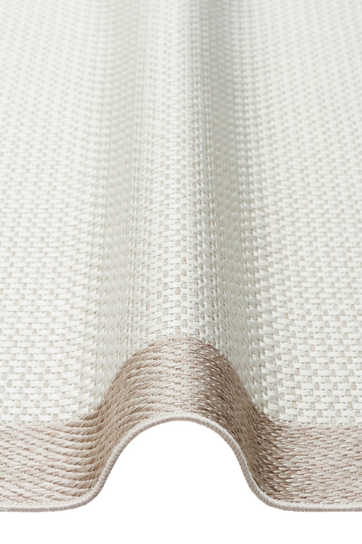 Mono MNO 05 Krem Bej - Yıkanabilir Kaymaz Kilim Halı