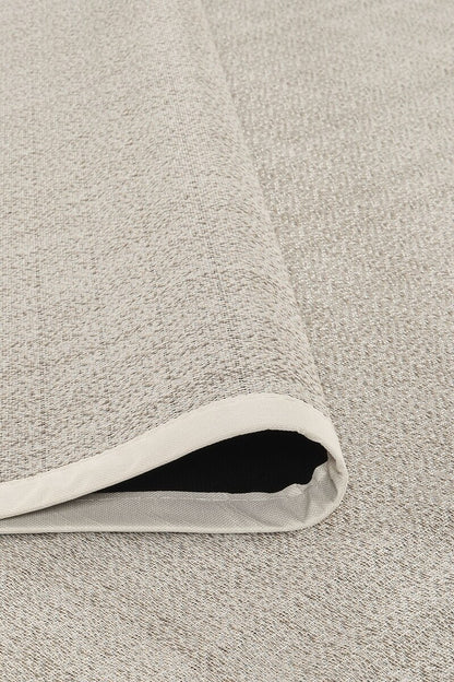 Vicenza 2821 Krem Kaymaz Tabanlı Yıkanabilir Dekoratif Şık Sisal Halı