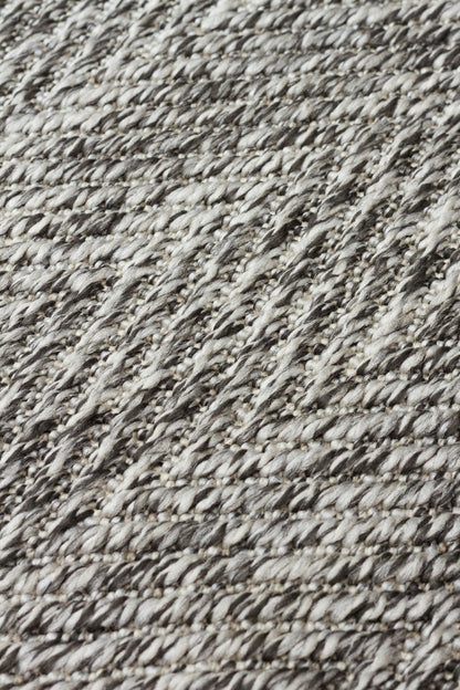 VENTURA SISAL VNT 2704 Gri BRD Dark Mix  İç ve Dış Mekan Kullanımına Uygun Hav Vermeyen Kolay Temizlenebilir Bordürlü Sisal Görünümlü Halı