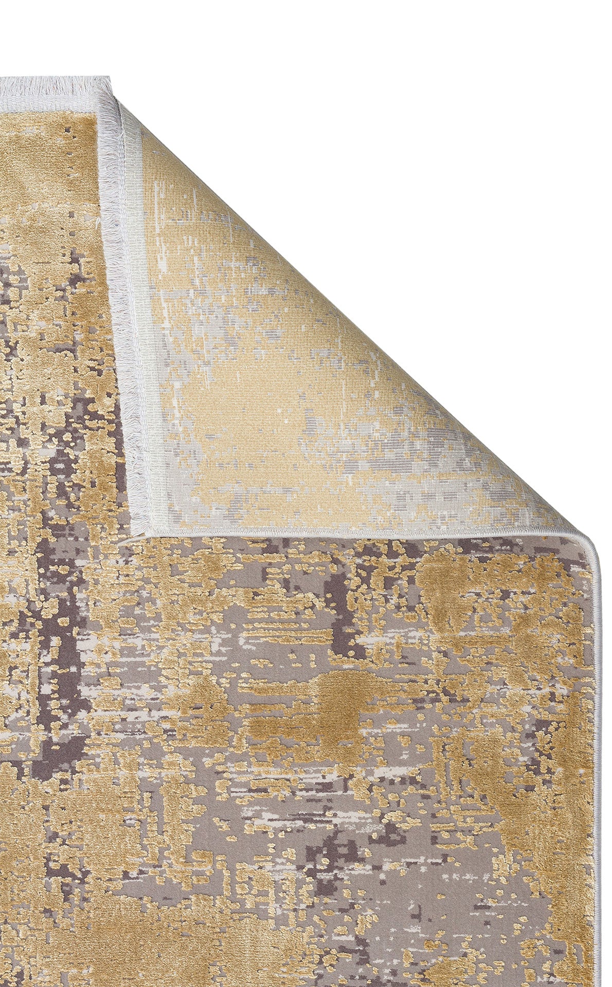 FS 30 GREY GOLD XW  - FRESCO - Yüksek Alçak Dokulu Özel Işıltılı Yüksek Kaliteli Sık Dokuma Modern Salon Halısı