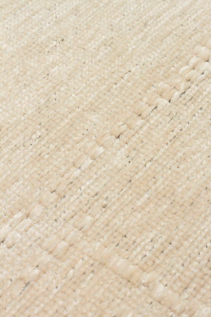 Liza LIZ 02 Bej - Düz Pamuk Dokulu Kilim Kaymaz Tabanlı, Yıkanabilir, Modern Uzun Ömürlü Kilim