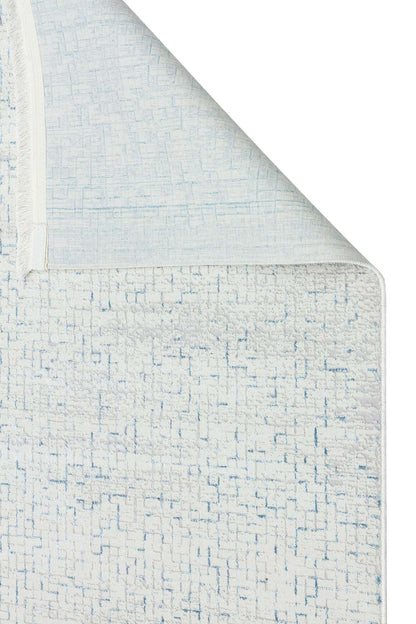 Riena 1183 Mavi - Akrilik Polyester Halı | Kaymaz Tabanlı Dekoratif Halı