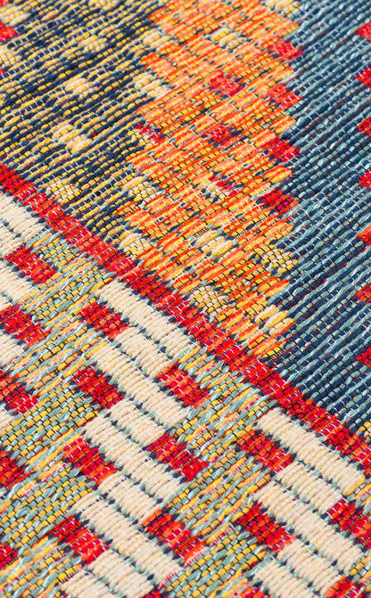 Nomad NMD 10 Kırmızı - Çift Taraflı Yıkanabilir Kilim | Otantik Kilim