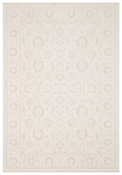 Liza LIZ 03 Beyaz XW - Düz Pamuk Dokulu Kilim Kaymaz Tabanlı, Yıkanabilir, Uzun Ömürlü Kilim