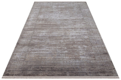 FRESCO DYED FSD 02 Gri - Eskitme Dokulu Işıltılı Salon Halısı