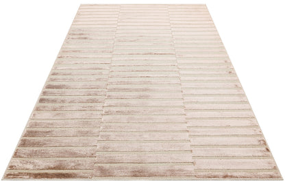 ZNT 03 BEIGE DYED  - ZENITH DYED - Yüksek Alçak Dokulu Naturel Yün ve Viskon Modern Dokuma Halı