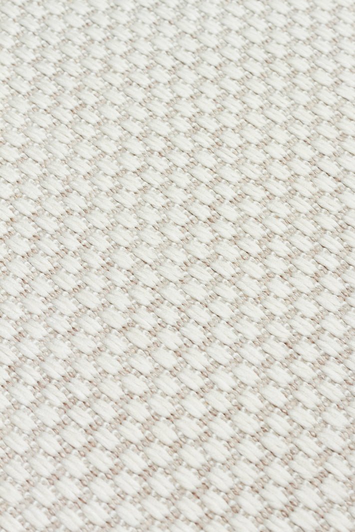 Mono MNO 05 Krem Bej - Yıkanabilir Kaymaz Kilim Halı