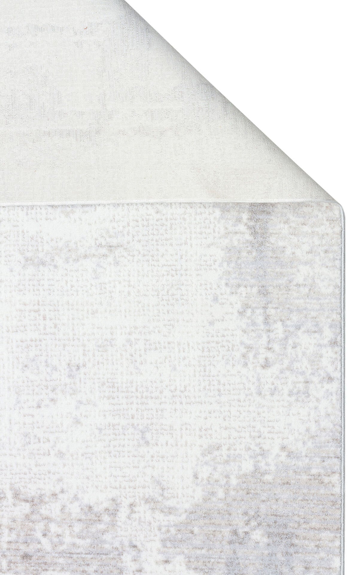 ST 106 CREAM BEIGE  - SATEEN - Yıkanabilir Kaymaz Tabanlı Hav Vermez Sık Dokuma Modern Halı