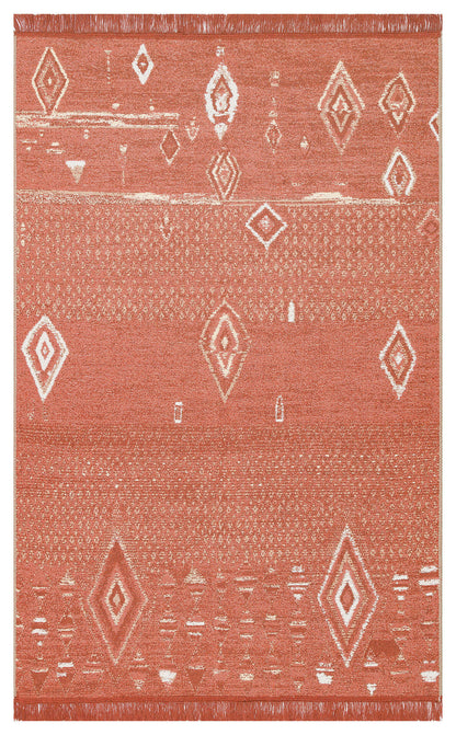 Arya AR 37 Toprak - Yıkanabilir Çift Taraflı Modern Dokuma Kilim