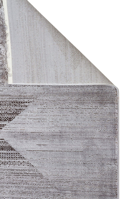 DB 10 GREY NW  - CORDOBA NEW - Parlak Yüksek Alçak Dokulu Modern Makine Halısı