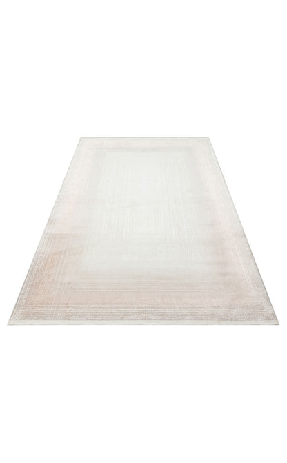 ST 105 POWDER  - SATEEN - Yıkanabilir Kaymaz Tabanlı Hav Vermez Sık Dokuma Modern Halı