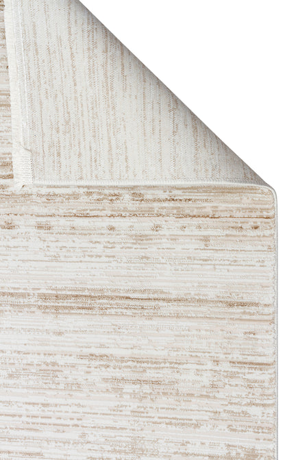 Padona PDN 03 Bej - Extra Yumuşak Dokulu Sık Dokuma Modern Eskitme Desenli Halı