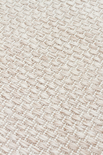 Mono MNO 05 Bej Krem - Yıkanabilir Kaymaz Kilim Halı