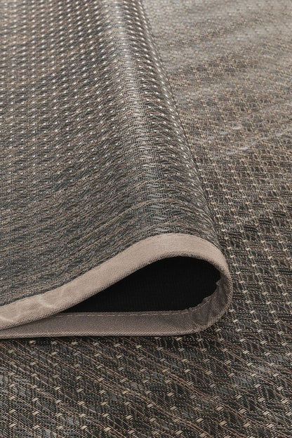 Vicenza 2825 Kahve Kaymaz Tabanlı Yıkanabilir Dekoratif Şık Sisal Halı