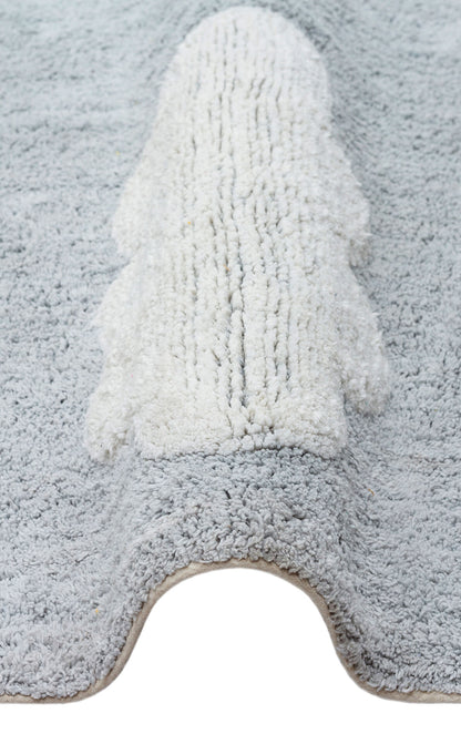 Cotton Boon XXW CBN 14 Çok Renkli - Yıkanabilir Kaymaz Naturel Pamuk Bebek Halısı