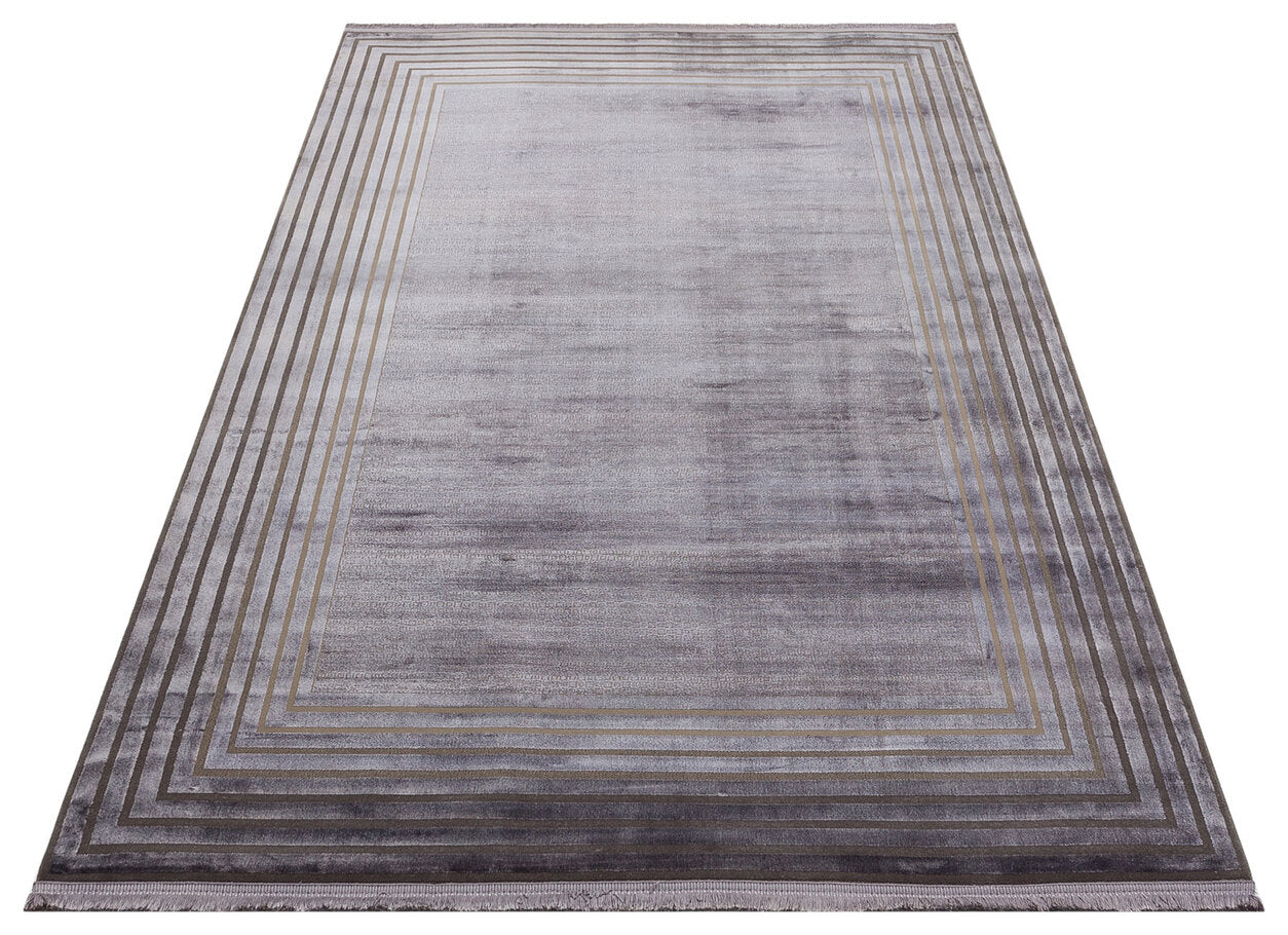 ANT 03 DARK GREY NW  - ANATOLIA NEW - Klasik ve Modern Desenli Sık Dokuma Makine Halısı