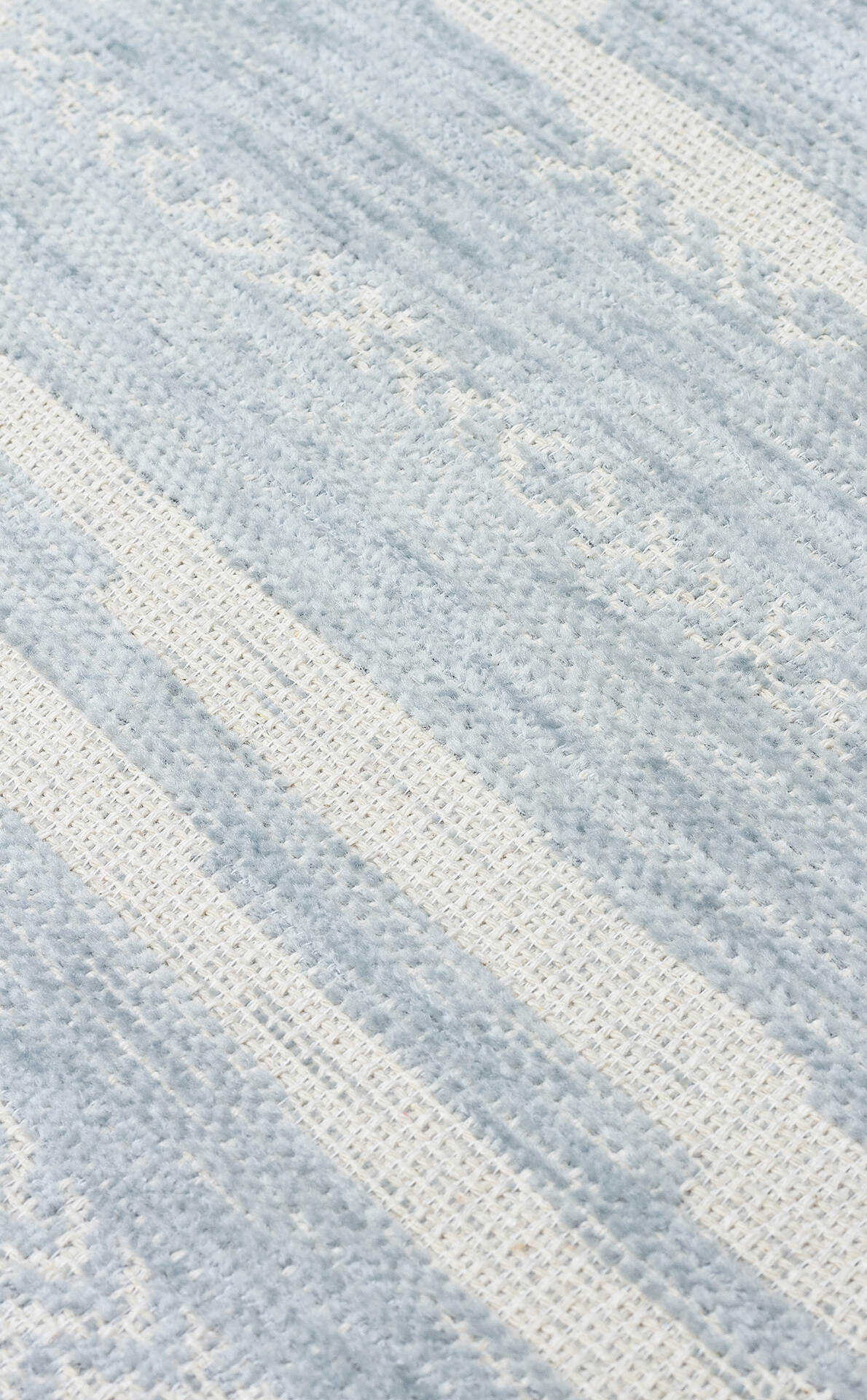 BG 01 BLUE  - BIGA - Hav Toz Vermez Kaymaz Tabanlı İnce Dokuma Modern Halı
