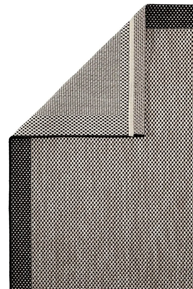 Sisal Plus 1148 Bej Siyah   – Pamuk Tabanlı Şık ve Kolay Temizlenen Halı