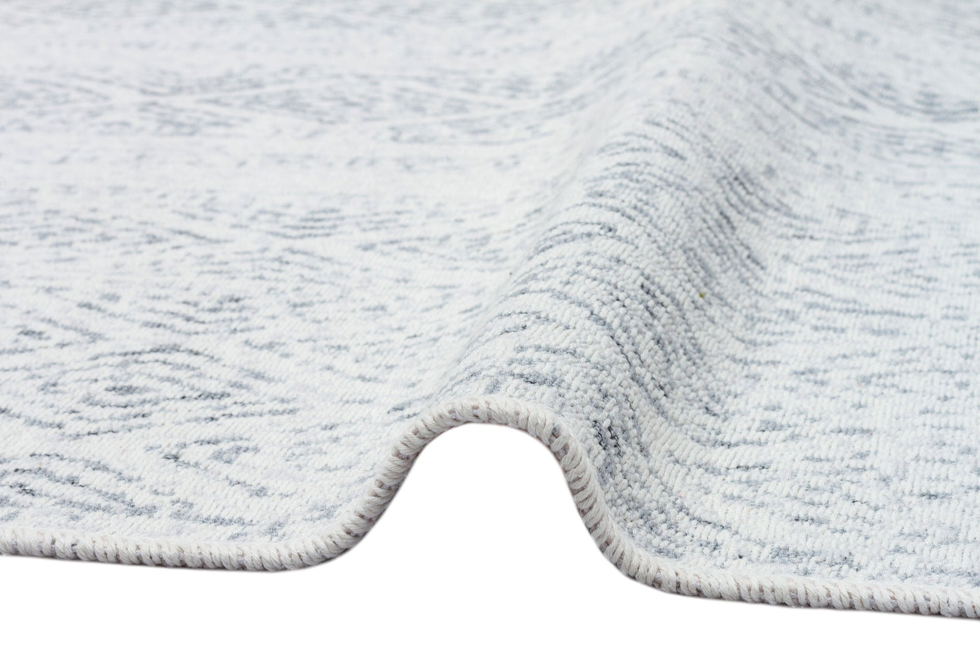 Arya AR 01 Gri - %100 Geri Dönüşümlü Pamuktan Çift Taraflı Yıkanabilir Modern Dekoratif Kilim