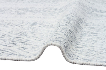 Arya AR 01 Gri - %100 Geri Dönüşümlü Pamuktan Çift Taraflı Yıkanabilir Modern Dekoratif Kilim