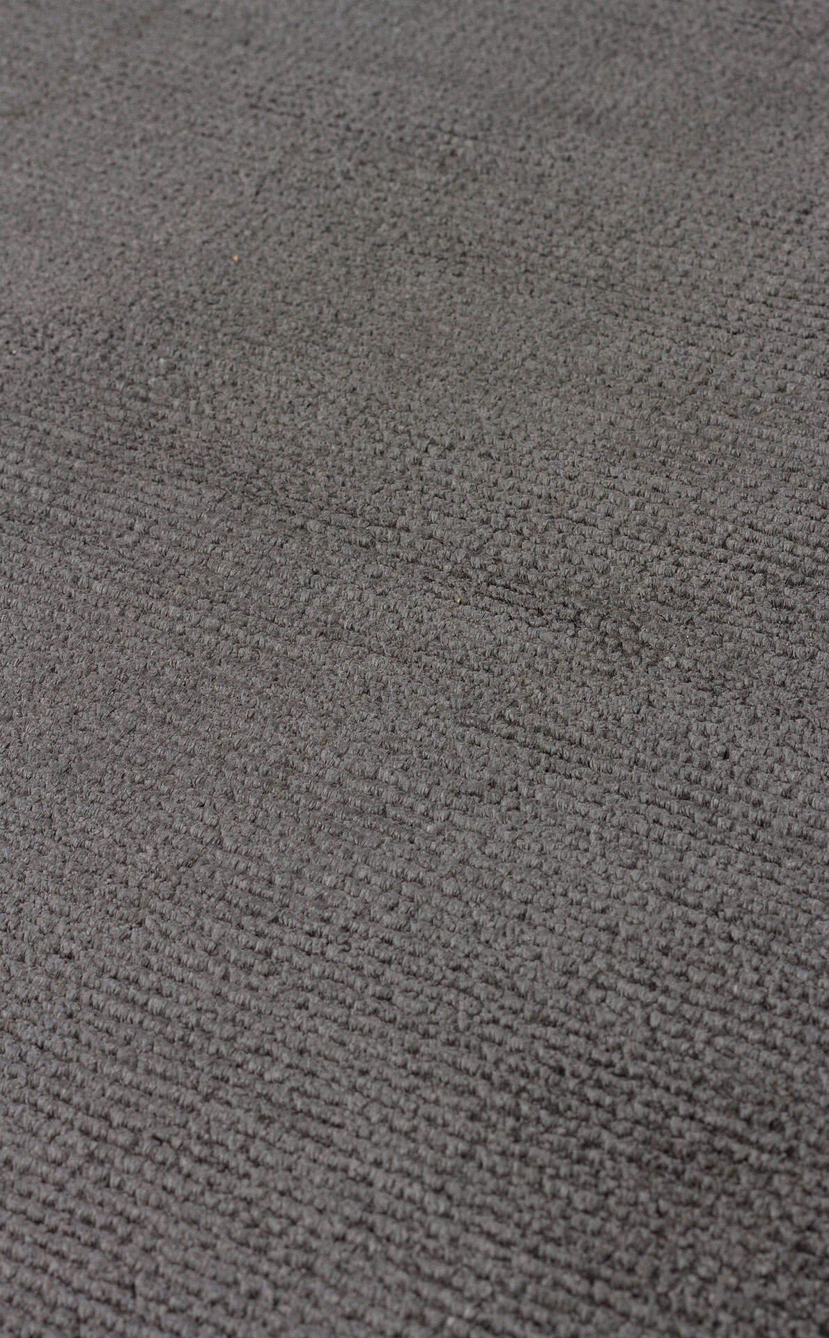 VT PLAIN CHARCOAL  - VELVET - Düz Renk El Emeği ile Özel Tezgahlarda Üretilen Viskon Uşak Halısı 