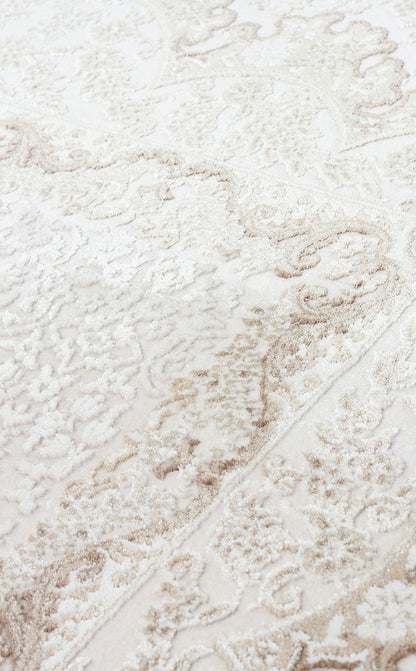 MNT 03 CREAM BEIGE  - MONTREAL - Şık ve Modern Sıkı Dokuma Makine Halısı