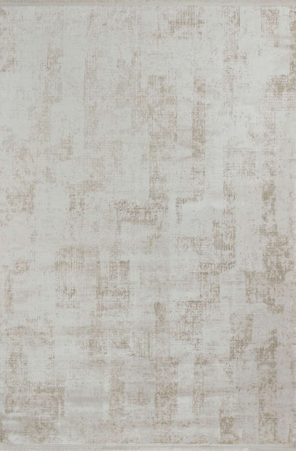 Calista 1762 Krem - Viskon Dokuma Halı | Modern Salon Halısı