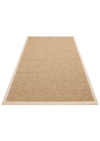 VENTURA SISAL VNT 2707 Multy BRD Bej  İç ve Dış Mekan Kullanımına Uygun Hav Vermeyen Kolay Temizlenebilir Bordürlü Sisal Görünümlü Halı