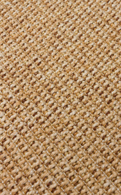 VENTURA SISAL VNT 2702 Gold BDR Bej  İç ve Dış Mekan Kullanımına Uygun Hav Vermeyen Kolay Temizlenebilir Bordürlü Sisal Görünümlü Halı