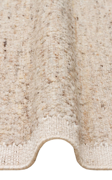 LHS 01 GREY CREAM  - LHASA - Yün ve Jüt ile Üretilen Örme El Dokuma Halı