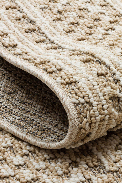 SH 15 GREY BEIGE  - SOHO - Hav Toz Vermez Hasır Dokuma Modern Makine Halısı