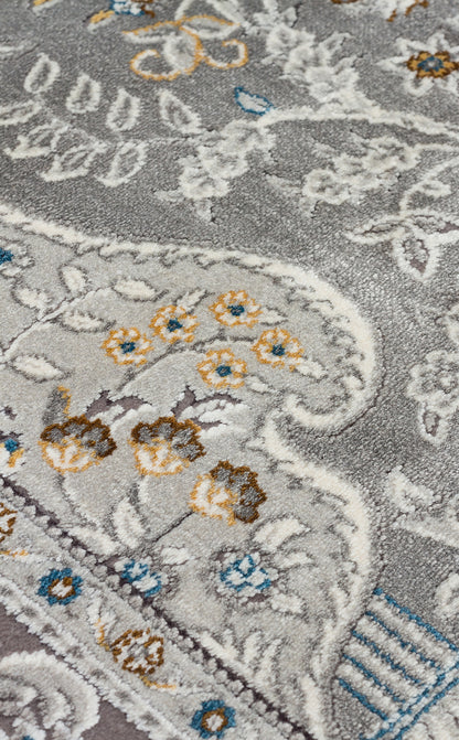 PLM SCD 01 DARK GREY  - PALMIRA SECCADE - Yüksek Kaliteli Sık Dokuma Modern Seccade