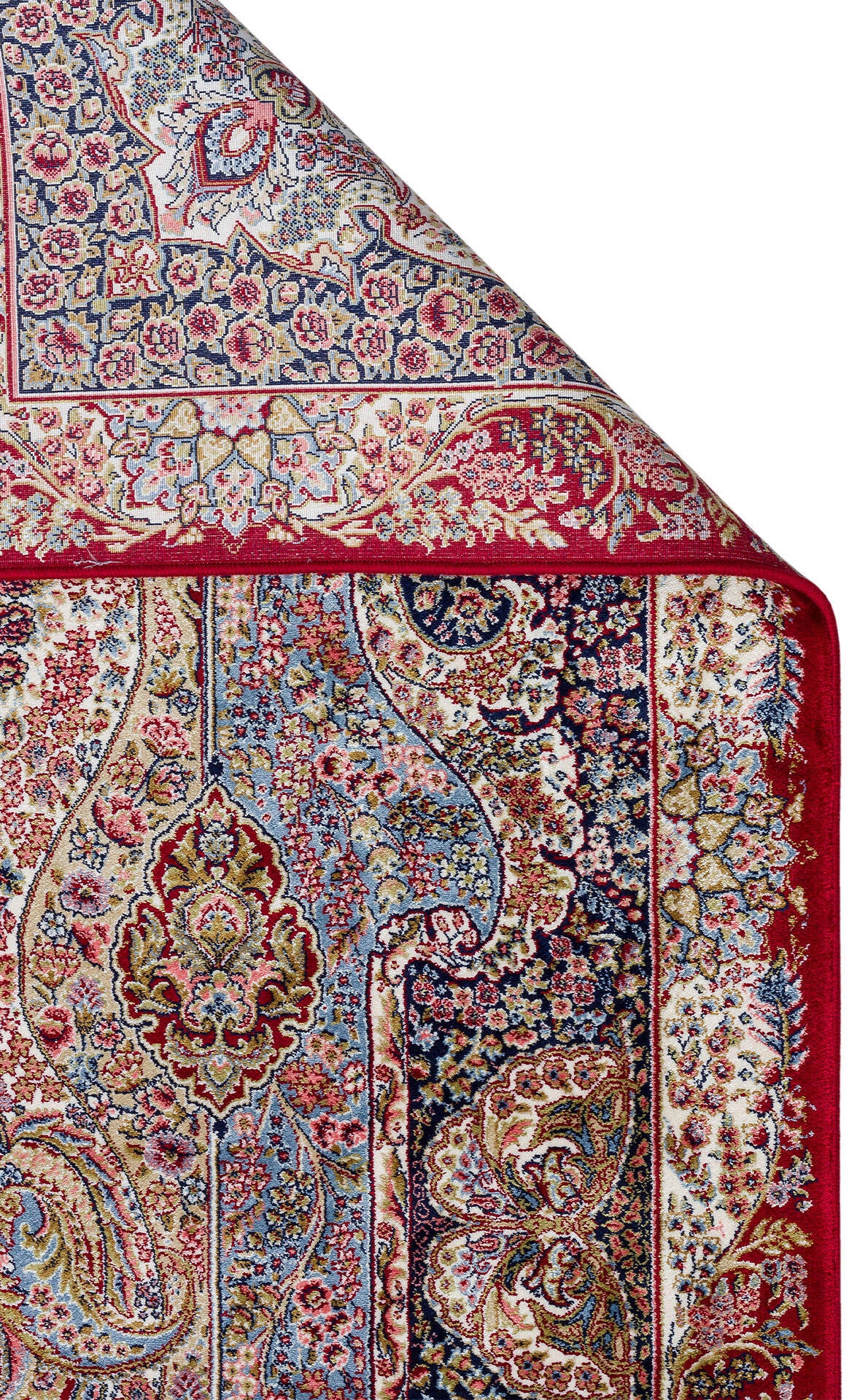 Isfahan Seccade  ISF 02 Kırmızı - Viskon Klasik Desenli Seccade Sık Dokuma Seccade