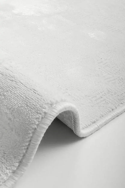 Cotton 1076 Krem Modern Tasarımlı Kaymaz Tabanlı Makine Halısı