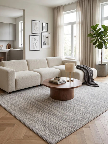 Markiz 1099 Gri Modern Halı – Sade Tasarım, Yumuşak Doku ve Dayanıklı Yapı