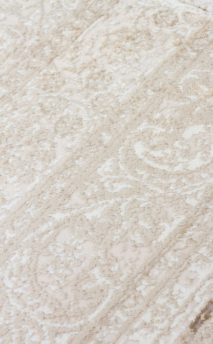 PDN 01 BEIGE  - PADONA - Extra Yumuşak Dokulu Sık Dokuma Modern Desenlere Sahip Şık Salon Halısı