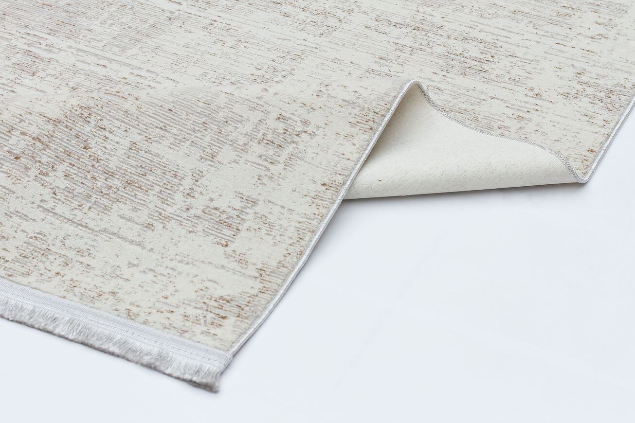 Riena 1162 Latte - Akrilik Polyester Halı | Kaymaz Tabanlı Dekoratif Halı
