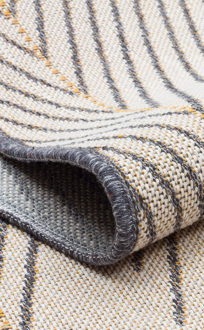 PNM 06 GREY  - PANAMA - Natural Yıkanabilir Kaymaz Tabanlı Tok Dokuma Kilim
