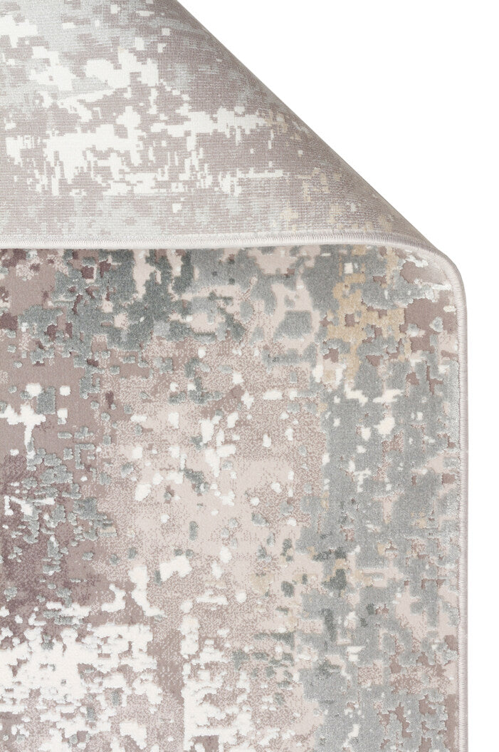 FRESCO XW FS 35 Gri Bej - Eskitme Dokulu Işıltılı Salon Halısı
