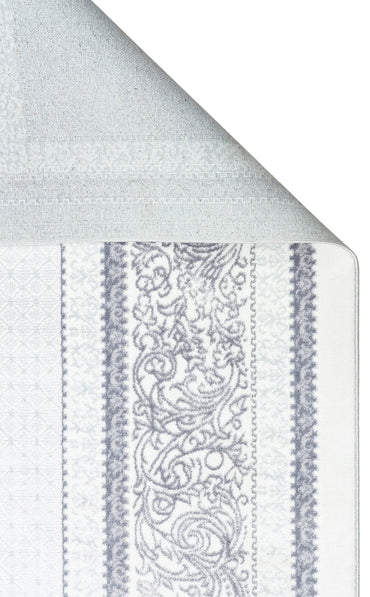 ST 102 GREY XW  - SATEEN - Hav Toz Vermez Yıkanabilir Kaymaz İnce Dokuma Modern Halı 