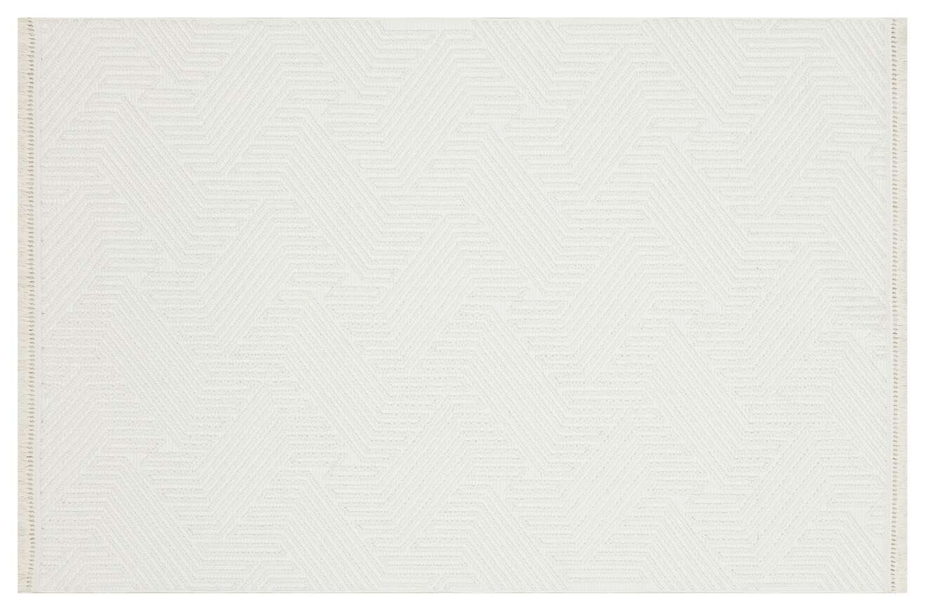 Havana 8591 Ekru - Polyester Dokuma Halı | Modern Salon Halısı