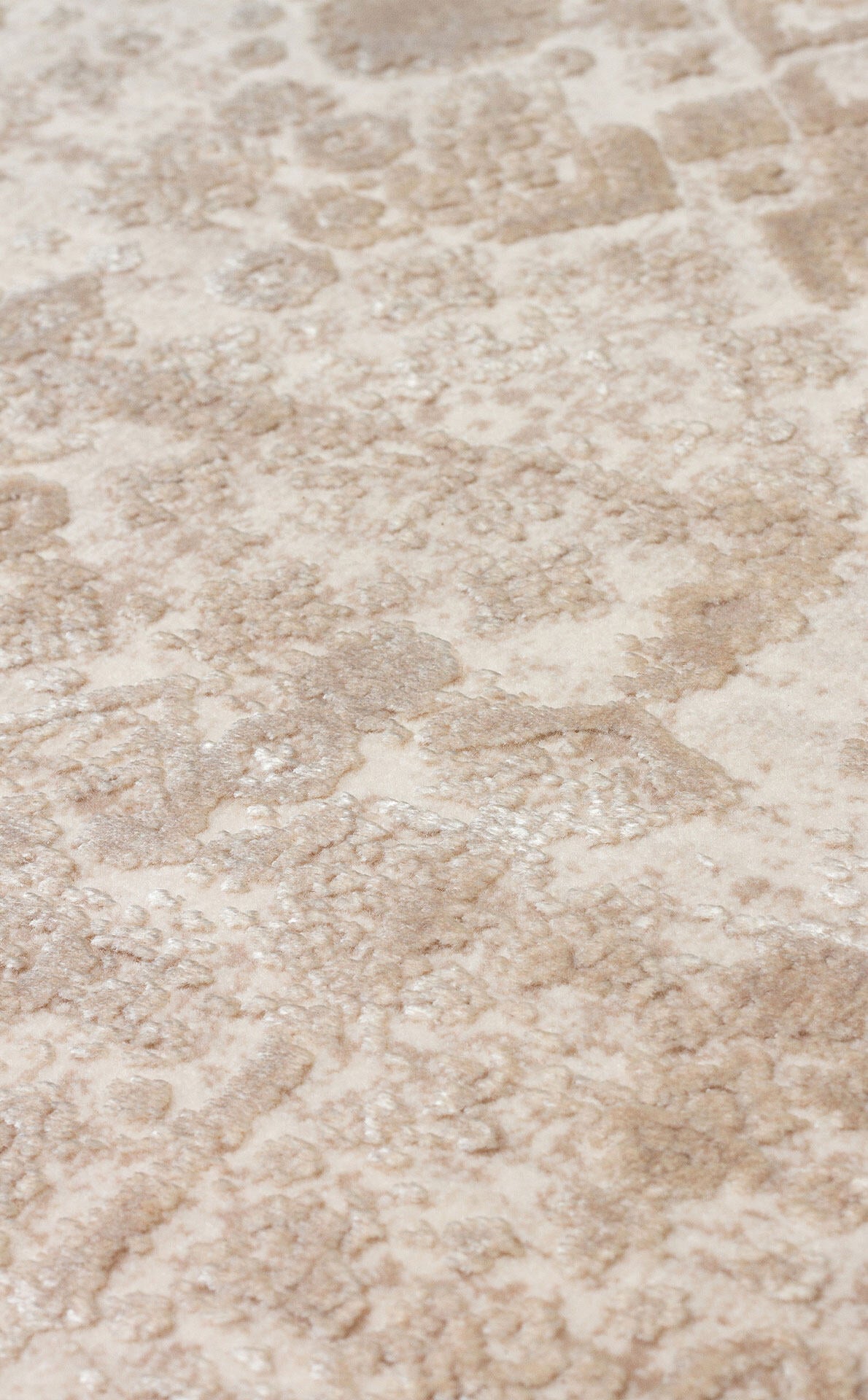 FRESCO XW FS 31 Krem - Işıltılı Dokuma Bambu Viskon Salon Halısı
