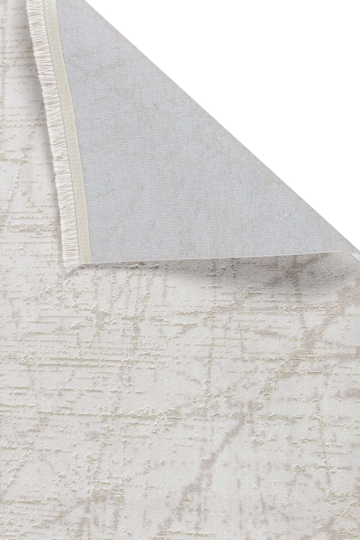 Lima 6221 Krem - Polyester Şönil Halı | Dokuma Tabanlı Model