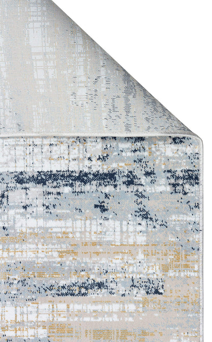 MDN 05 CREAM BLUE  - MODENA - Şık ve Modern Sıkı Dokuma Hav Toz Vermez Makine Halısı