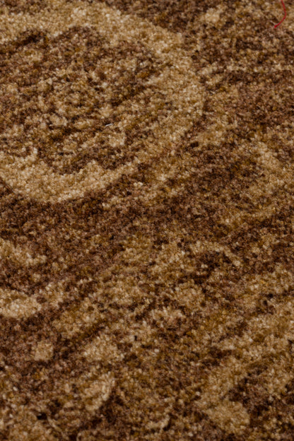 SHR 03 BEIGE  - SHIRAZ - Vintage Eskitme Desenli Modern Yumuşak Dokulu Makine Halısı