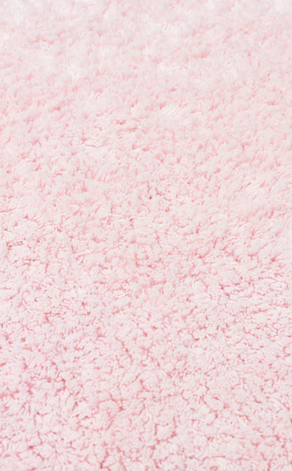 Cotton Boon CBN Plain Pembe - Yıkanabilir Kaymaz Naturel Pamuk Bebek Halısı