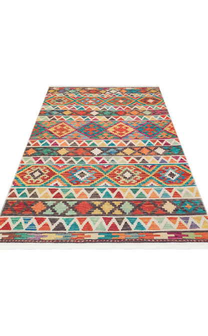 ELS 107 MULTY  - ELISTA - Vintage Desenlere Sahip Kaydırmaz Yıkanabilir Modern Halı